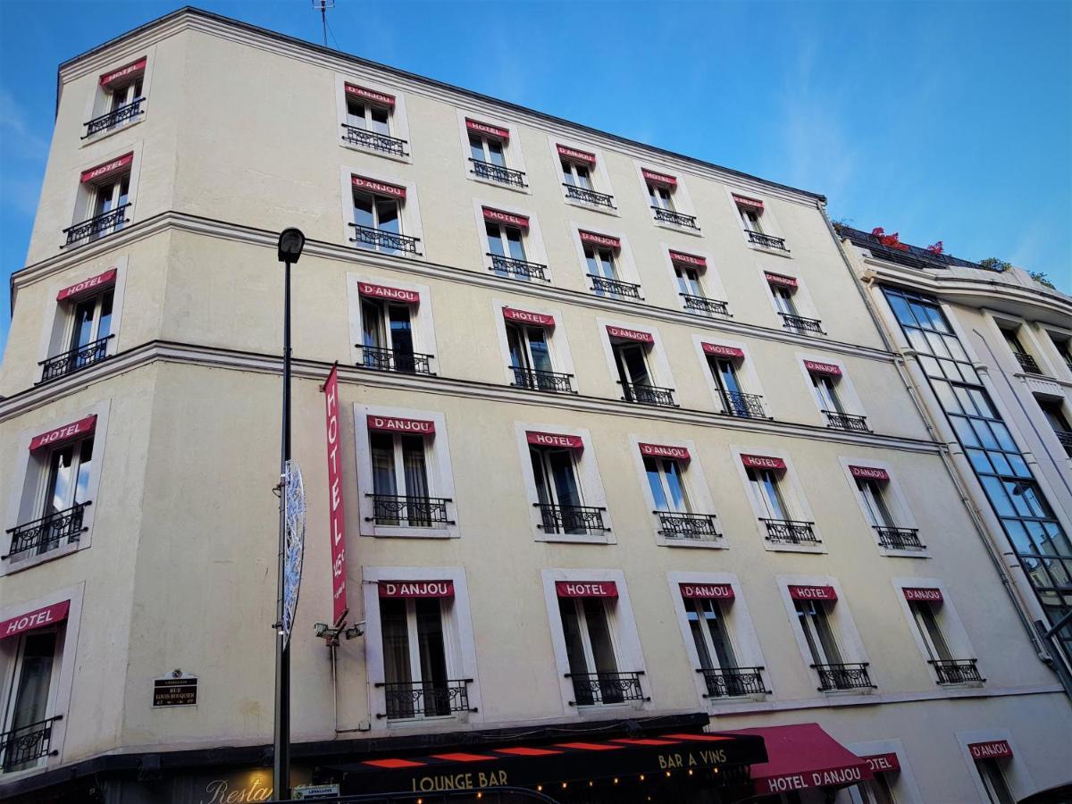 Hôtel D'Anjou Levallois-Perret Buitenkant foto